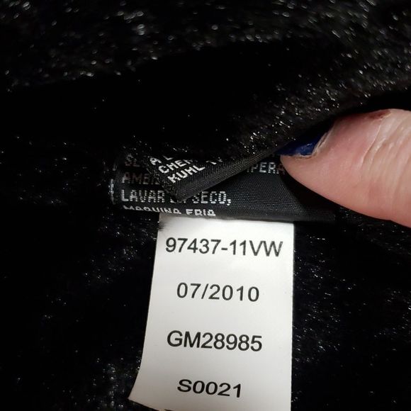 Harley-Davidson‎ Faux Fur & Suede Black Jacket Tribal Design Small - Picture 12 of 14